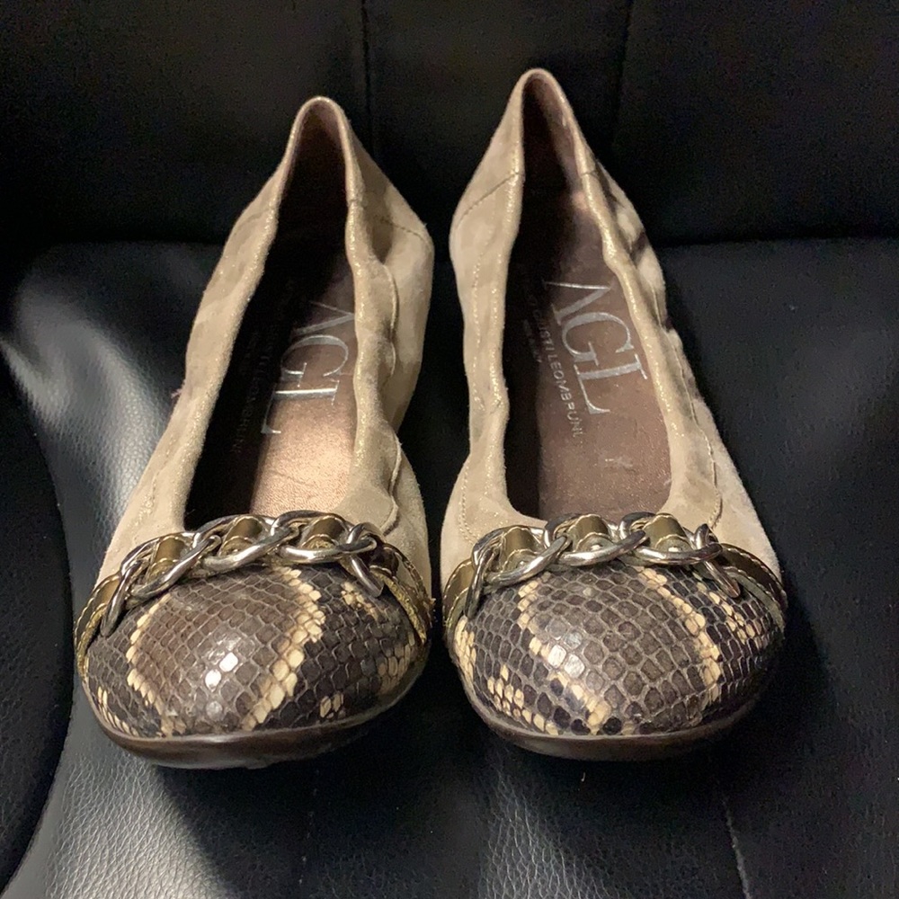 Attilio Giusti Leombruni Monika Cap Toe Ballet Flat